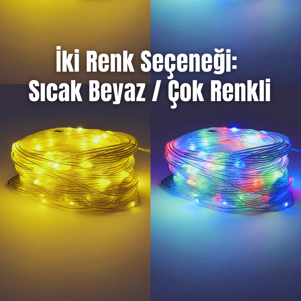 3’ü 1 Arada Şarjlı 10M LED Işık